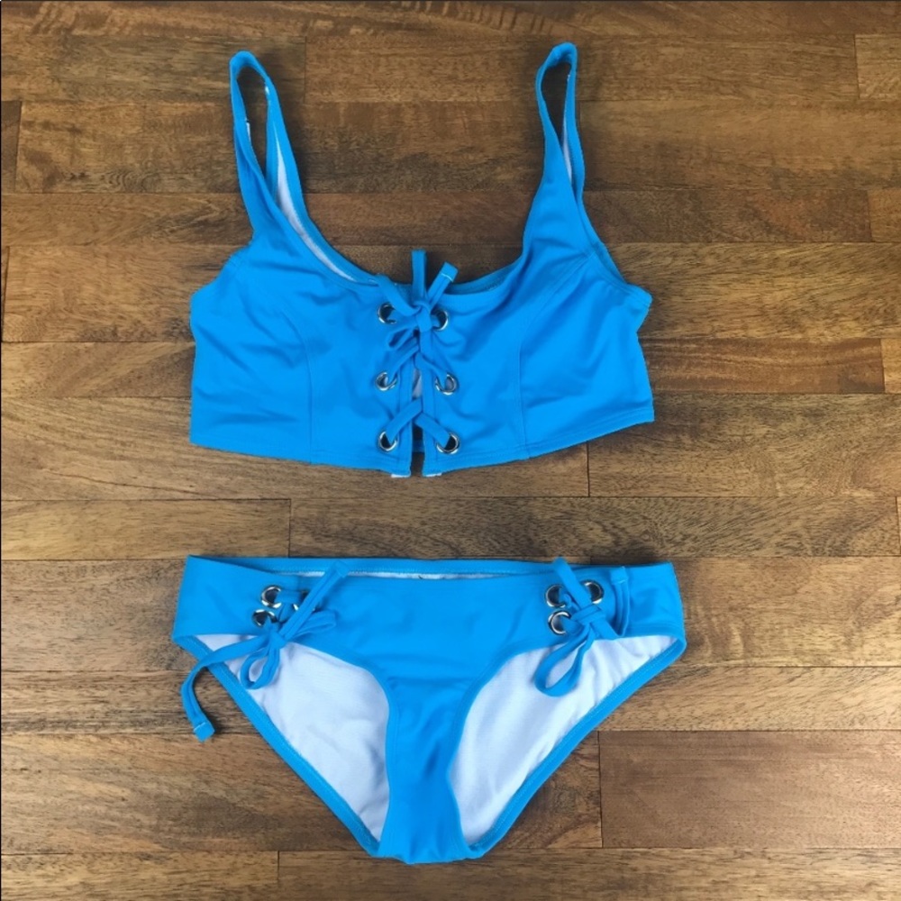 NWOT Blue Grommet Bikini